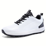 Lars™ Herren Golfschuhe – Sportlich, Rutschfest mit Atmungsaktivem Komfort und Stil – Milchig