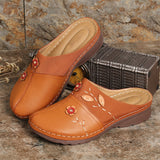 Leonora - Lässige Clogs zum Hineinschlüpfen – Braun
