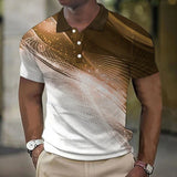 Emilio - Poloshirt mit Farbverlauf in modernem Design – Braun