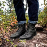 Jason™ | Lederschuhe – Schwarz