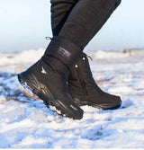 Camille – trendige damen-schneestiefel – Schwarz