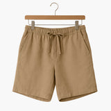 Herren Sommer Shorts mit Kordelzug und Seitentaschen – Beige