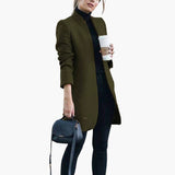 Trenchcoat im Casual Stil für Damen – Grün