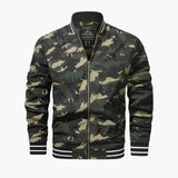 Leichter Windbreaker für Herren – Grüne Tarnung