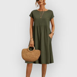 Grazia | Hochwertiges Sommerkleid – Grün