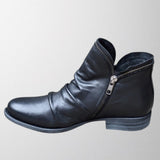 Sofia | Fußgewölbestütze Orthopädisch Stiefel – Schwarz