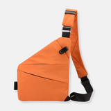 Unisex Schlank Anti-Diebstahl Umhängetasche | Klein – Orange