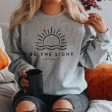Mari - stylischer pullover be the light – Grau