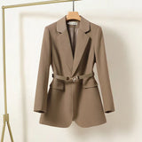 Akazie – schicker blazer – Kaffee