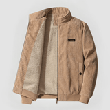 Hugo | Cordjacke Mit Fleecefutter – Beige