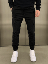 Laurent | Stilvolle und praktische Cargo-Jogger – Schwarz