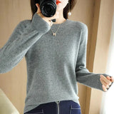 Maren – weicher und modischer Pullover – Grau
