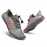 Terra - Herren Barfußschuhe mit rutschfester Sohle und Flex-Komfort – Grau