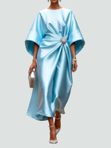 Isadora - Elegantes Maxikleid im zeitlosen Design – TURKIS