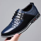Jonas | Elegante Business-Schuhe – Blau