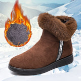 Cozy - damenschuhe mit Innenfutter – Dunkelbraun