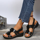 Komfortable & Ergonomische Damen Freizeitsandalen – Schwarz