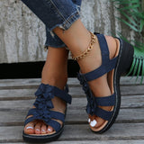 Komfortable & Ergonomische Damen Freizeitsandalen – Blau