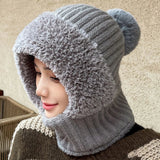 Zarte Fleece Wintermütze - Kimberly – Grau