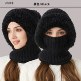 Zarte Fleece Wintermütze - Kimberly – Schwarz