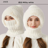 Zarte Fleece Wintermütze - Kimberly – Weiß