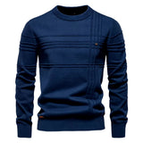 ORLAN – Herbstpullover für Männer – Marineblau