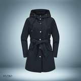 Wasserdichter trenchcoat – Blau