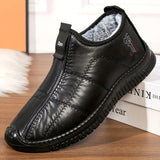 Winterschuhe Herren | Slip-On Mit Gefüttertem Inneren – Schwarz