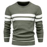 DAWSON - STRICKPULLOVER FÜR MÄNNER – Armygrün
