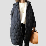Edith | Parka mit Kapuze – Schwarz
