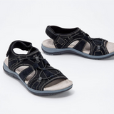 Damen Bequeme Wedge Sandalen | Trendy Sommerschuhe – Schwarz