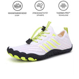 Terra - Herren Barfußschuhe mit rutschfester Sohle und Flex-Komfort – Weiß