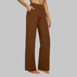 Klara | Bequeme Stretchhose – Dunkelbraun