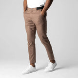 Premium Stretch-Chino – Braun