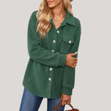 Meredith – schicker damenmantel für herbst/winter – Grün