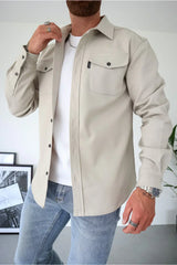 Marcus™ | Supreme Freizeit-Hemd – Creme