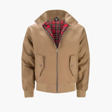 Rippbündchen Harrington Jacke für Herren – Kamel