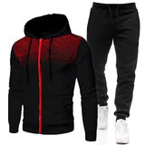Herman - Atmungsaktives Sport-Set im Trainingsanzug-Look – Schwarz