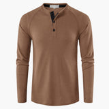 Erik | Klassisches Langarm-T-Shirt – Khaki