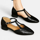 Katharina - Damen Elegante Lederschuhe mit Komfort-Einlage – Schwarz