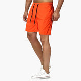 Herren Badeshorts Sommer mit Kordelzug und schnelltrocknendem Stoff – Gelb