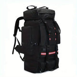 Herren Taktisch Geräumig Outdoor Wanderrucksack | Reise – Schwarz