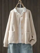 DIE MARCELLA | ELEGANTER CARDIGAN – Aprikose