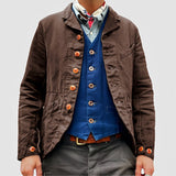 Rick - Lässige Mehrtaschenjacke – Braun