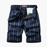Herren Shorts aus Polyester mit Taschen für Sommer Outdoor – Blau