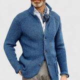 James | Geknöpfte Strickjacke – Blau