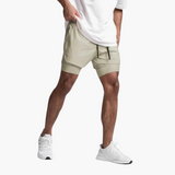 Leichte Sport-Shorts - Fitness-Laufhosen für Männer – Khaki