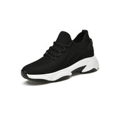 Elias - Herren Strick-Sneaker mit Luftdämpfung und Flexsohle – Schwarz