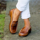 Damen Bequeme Klassische Loafer | Leicht und Vielseitig – Braun