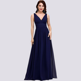 Maddie - Elegantes, ärmelloses Abendkleid für Damen – Blau